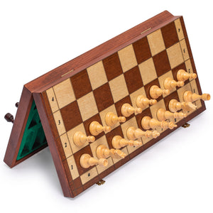 Husaria Large Magnetic Wooden Chess Game Set - 15"-Husaria