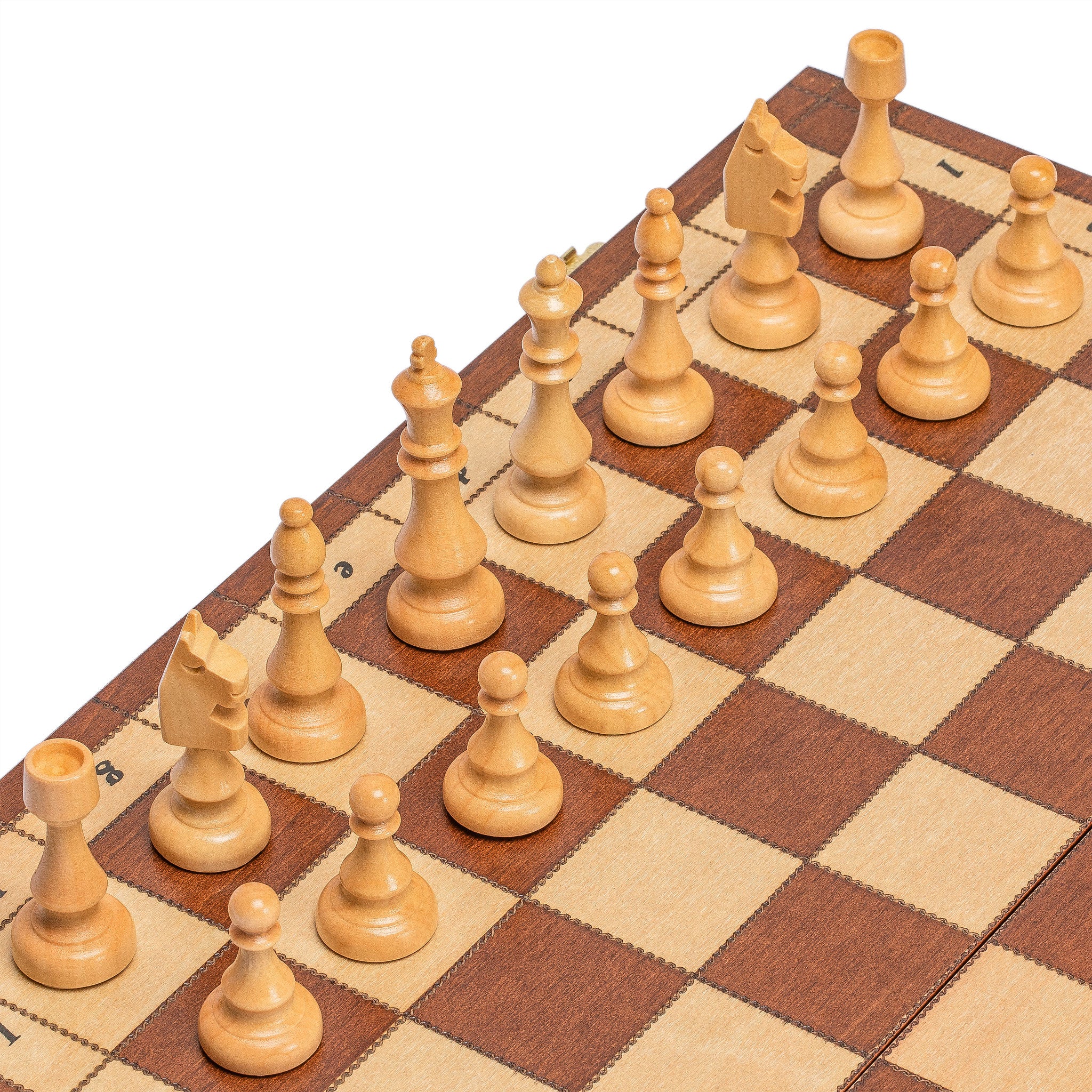 Husaria Large Magnetic Wooden Chess Game Set - 15"-Husaria