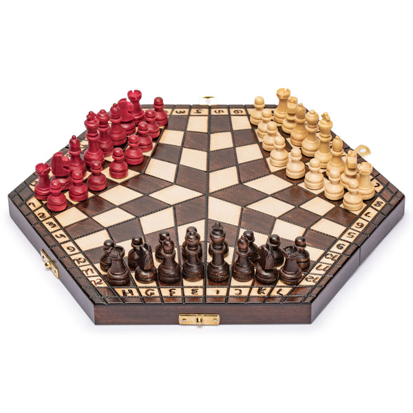 Medium 3 Player Chess Set - #163 - George & Co.